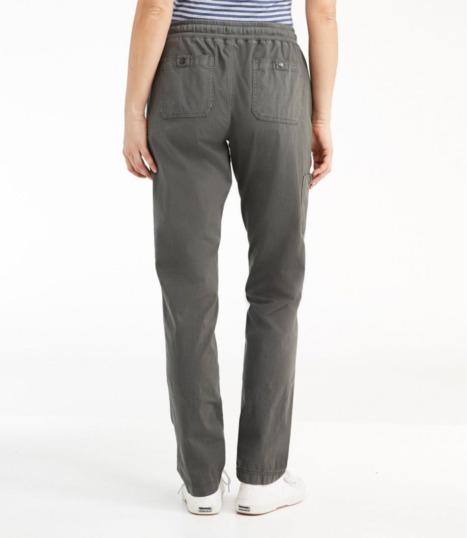 Women's Stretch Ripstop Pull-On Pants, Slim-Leg L.L.Bean Premium