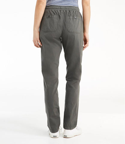 Women's Stretch Ripstop Pull-On Pants, Slim-Leg L.L.Bean Premium