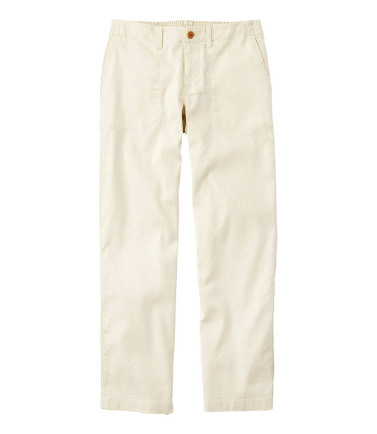Women's Comfort Stretch Cotton/Linen Pants, High-Rise Ankle L.L.Bean Featured
