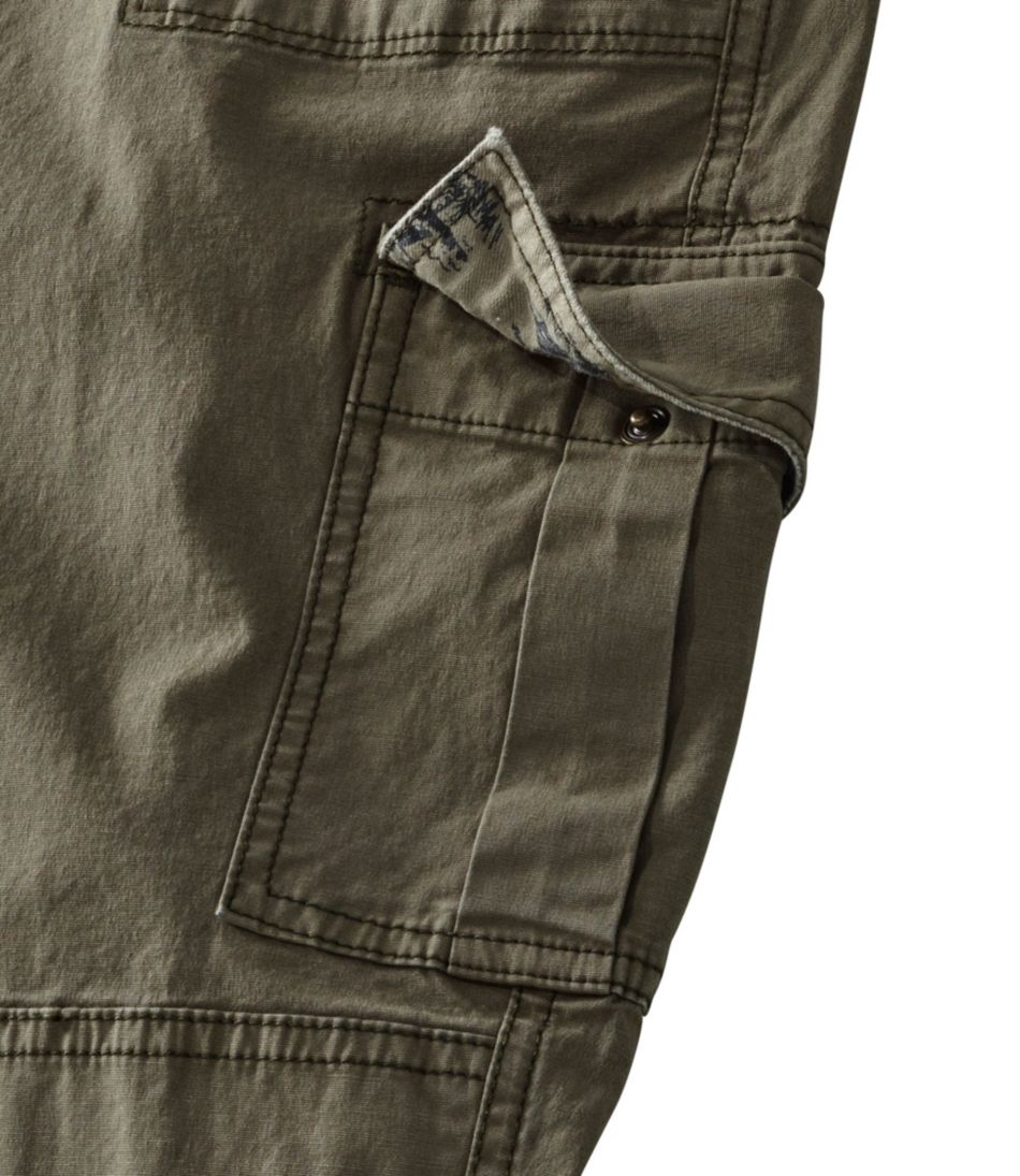 Women's Stretch Canvas Cargo Pants, Mid-Rise Straight-Leg L.L.Bean Essential