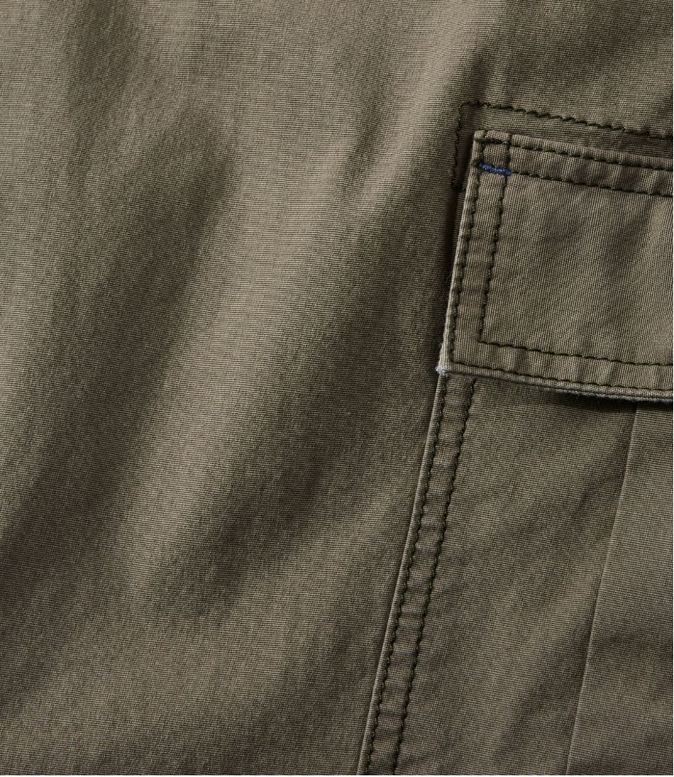 Women's Stretch Canvas Cargo Pants, Mid-Rise Straight-Leg L.L.Bean Essential