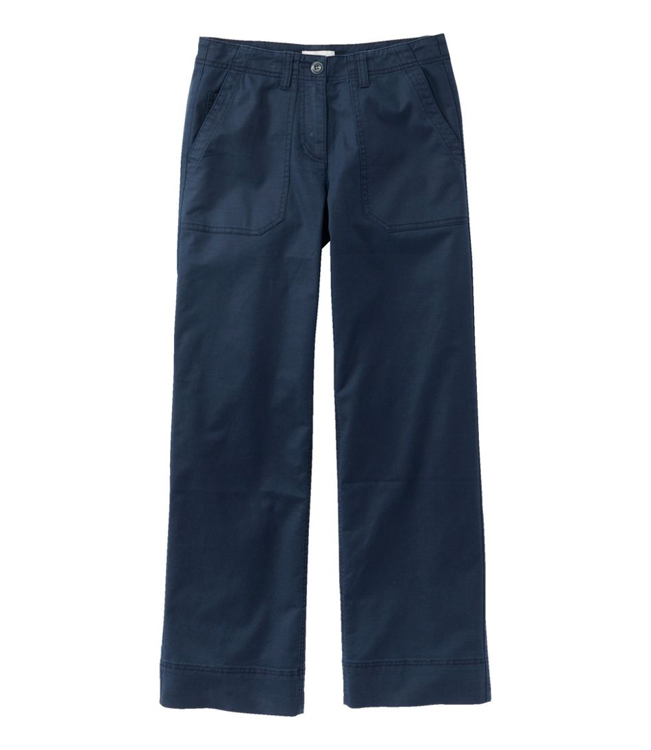Women's Signature Utility Pants, Mid-Rise Wide-Leg Ankle-Length L.L.Bean Everyday