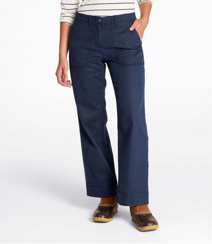 Women's Signature Utility Pants, Mid-Rise Wide-Leg Ankle-Length L.L.Bean Everyday
