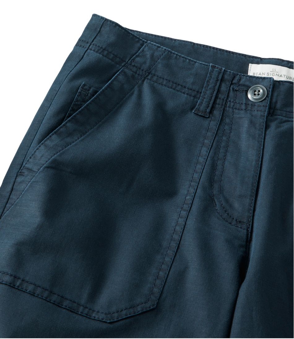 Women's Signature Utility Pants, Mid-Rise Wide-Leg Ankle-Length L.L.Bean Everyday
