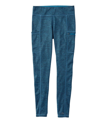 Women's PrimaLoft ThermaStretch Fleece Pocket Tights, Mid-Rise L.L.Bean Value