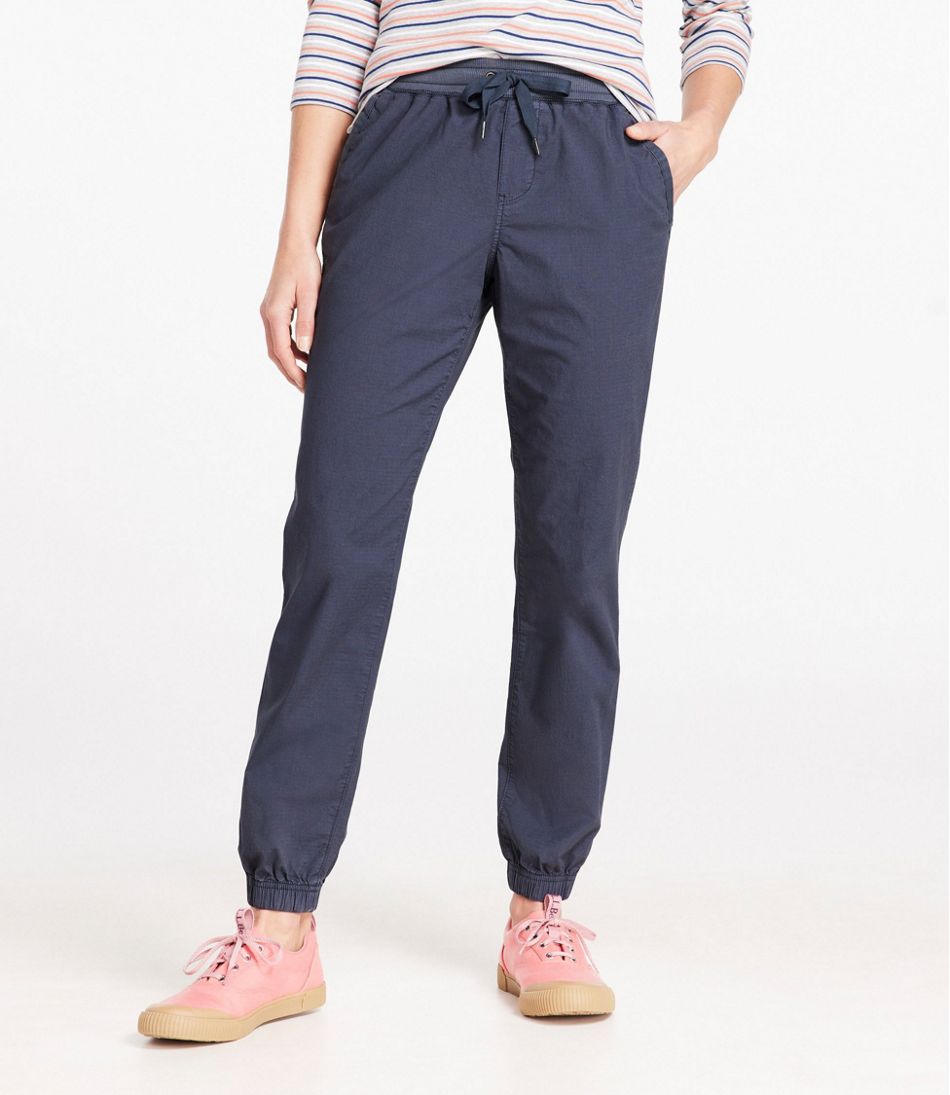 Women's Stretch Ripstop Pull-On Pants, Slim-Leg Jogger L.L.Bean Premium