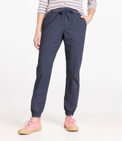 Women's Stretch Ripstop Pull-On Pants, Slim-Leg Jogger L.L.Bean Premium