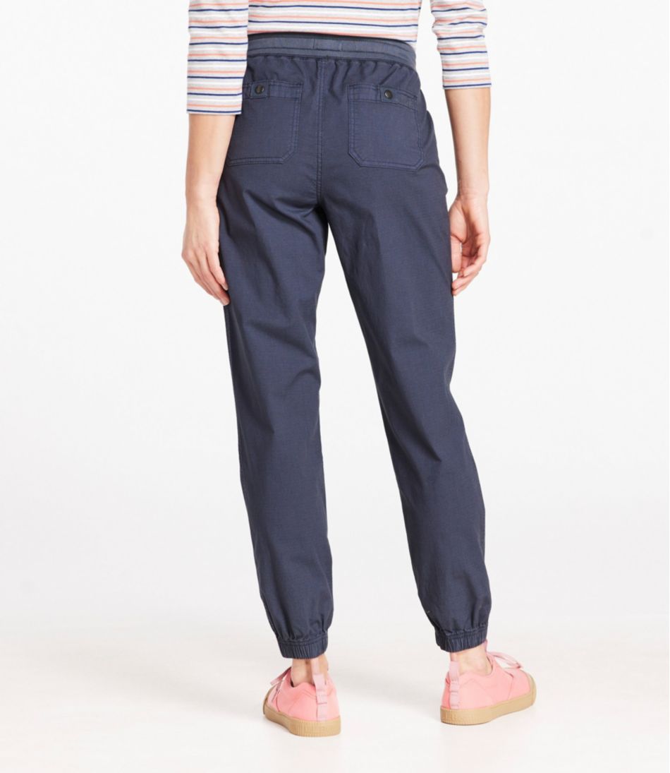Women's Stretch Ripstop Pull-On Pants, Slim-Leg Jogger L.L.Bean Premium