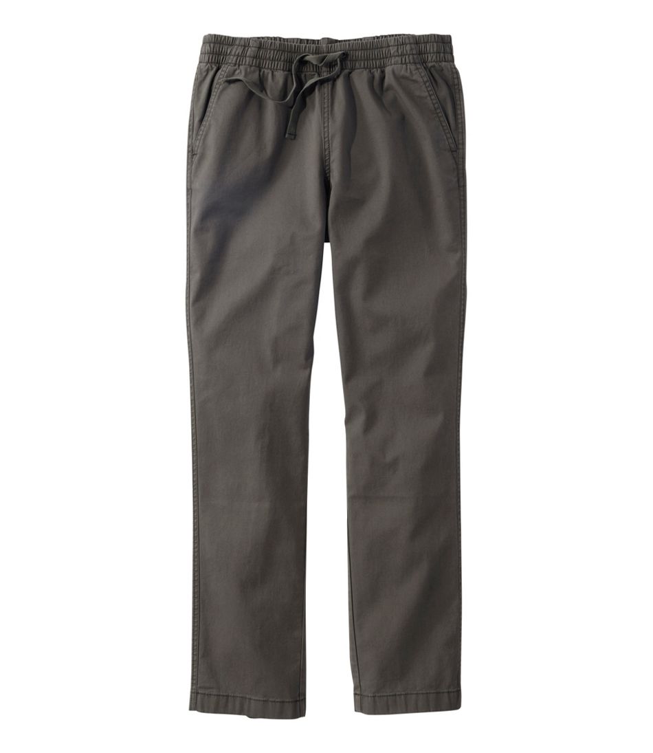 Women's Lakewashed Chino Pants, Mid-Rise Pull-On Ankle L.L.Bean Featured