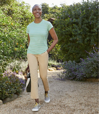Women's Lakewashed Chino Pants, Mid-Rise Pull-On Ankle L.L.Bean Featured