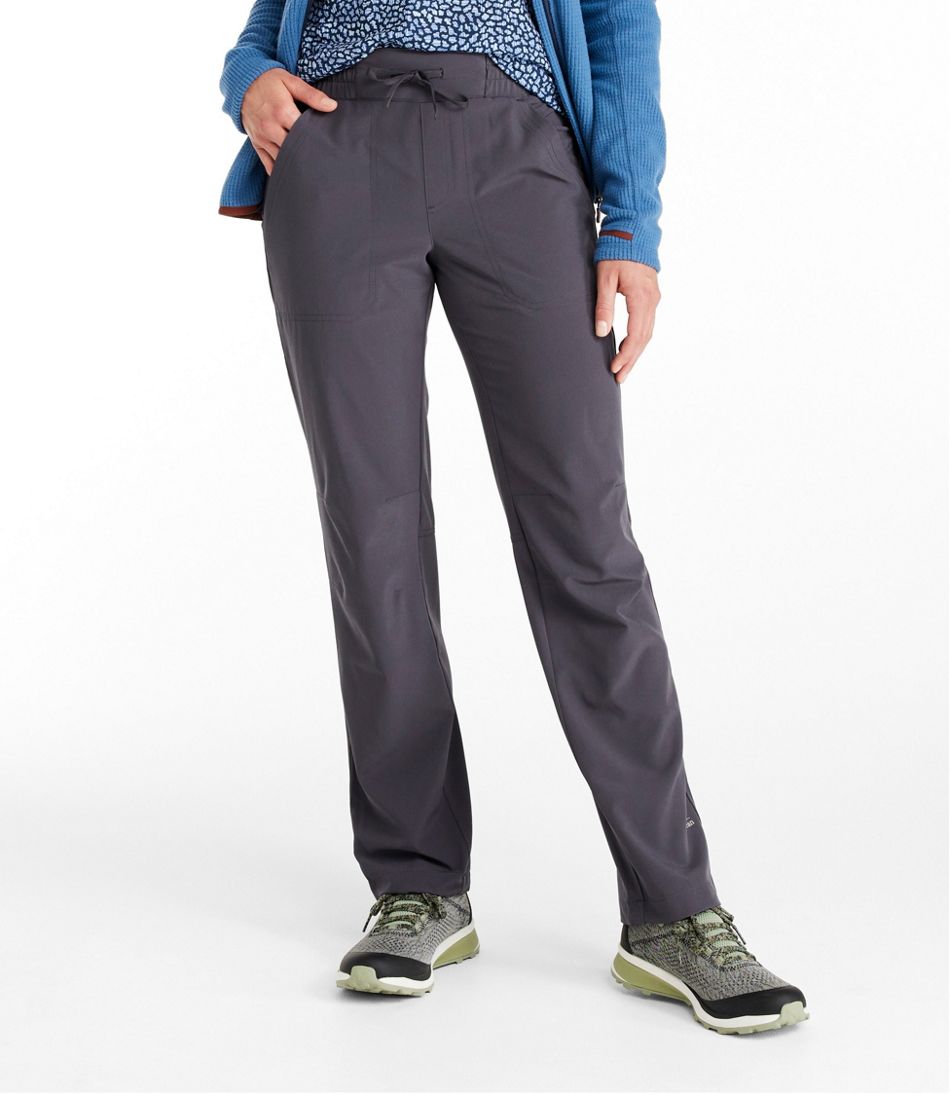 Women's VentureStretch Trail Pants, Mid-Rise Straight-Leg L.L.Bean Premium