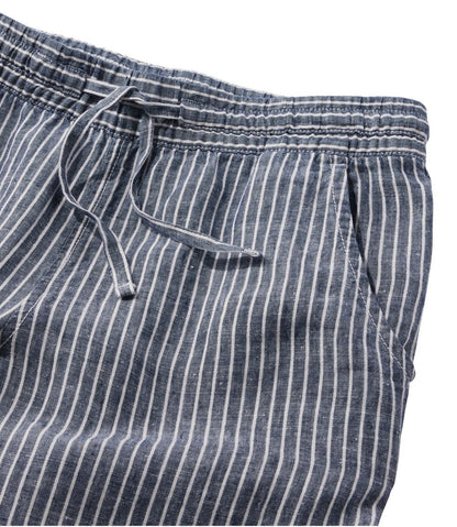 Women's Premium Washable Linen Pull-On Pants, Stripe L.L.Bean New