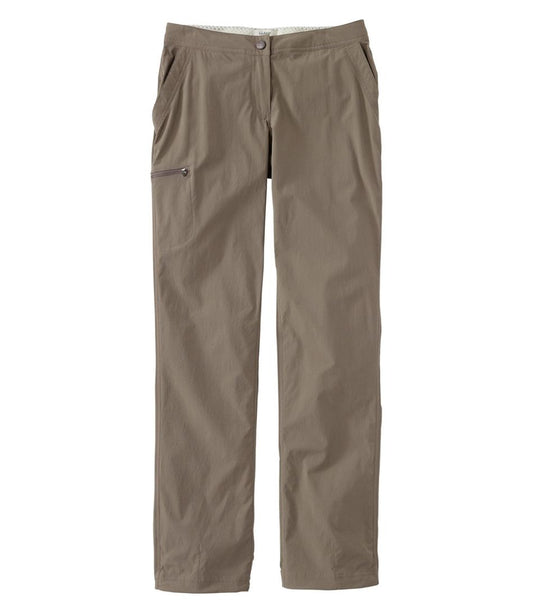 Women's Water-Repellent Comfort Trail Pants, Mid-Rise Straight-Leg L.L.Bean Essential