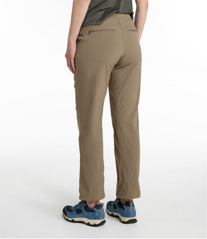 Women's Water-Repellent Comfort Trail Pants, Mid-Rise Straight-Leg L.L.Bean Essential