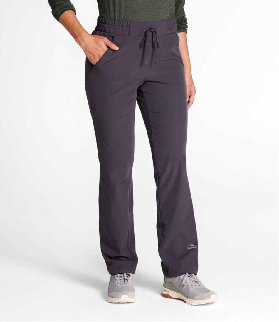 Women's VentureStretch Trail Pants, Brushed-Back Straight-Leg L.L.Bean Value