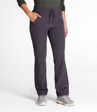 Women's VentureStretch Trail Pants, Brushed-Back Straight-Leg L.L.Bean Value