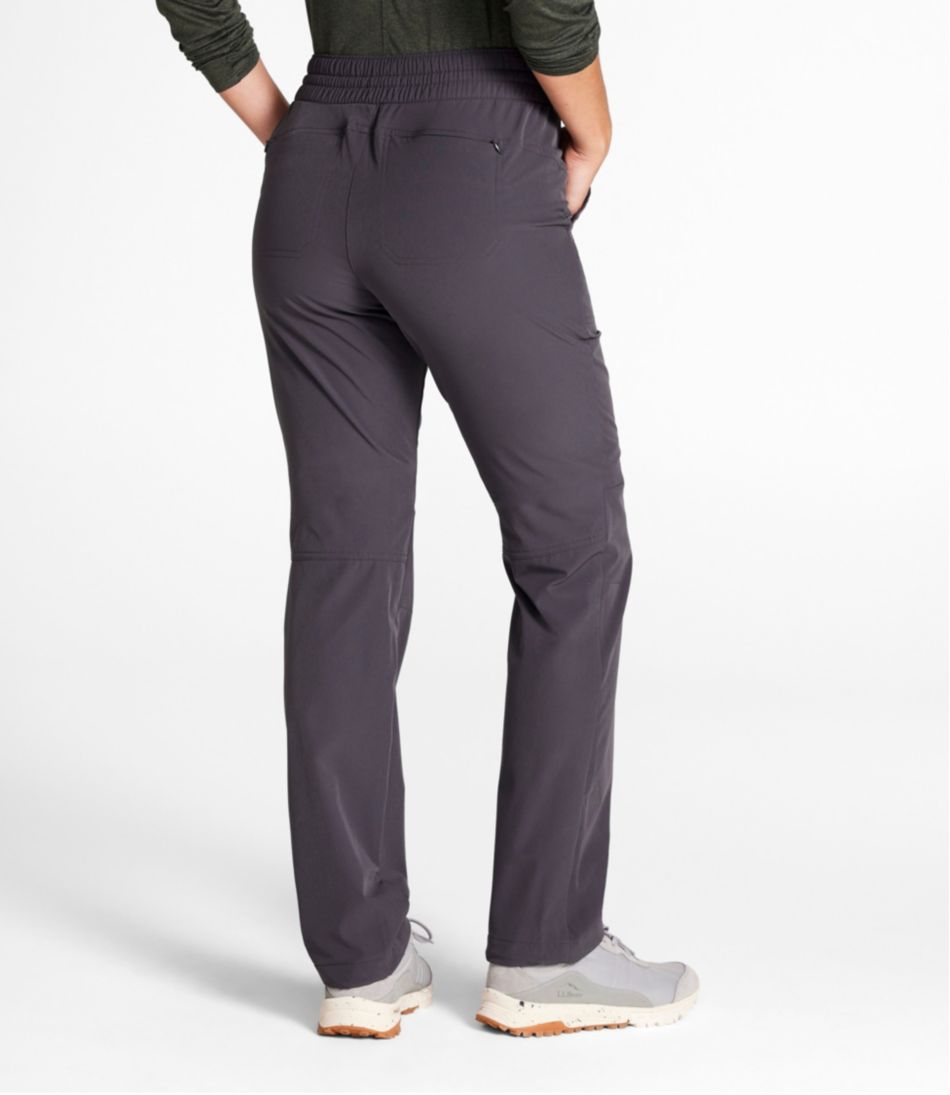 Women's VentureStretch Trail Pants, Brushed-Back Straight-Leg L.L.Bean Value