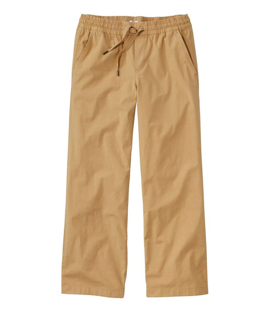 Women's Stretch Ripstop Pull-On Pants, Wide-Leg Ankle L.L.Bean Trending