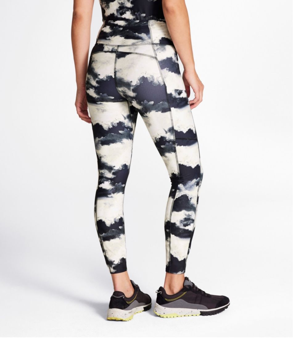 Women's L.L.Bean Everyday Performance 7/8 Leggings, High-Rise Pocket Print L.L.Bean Top Pick