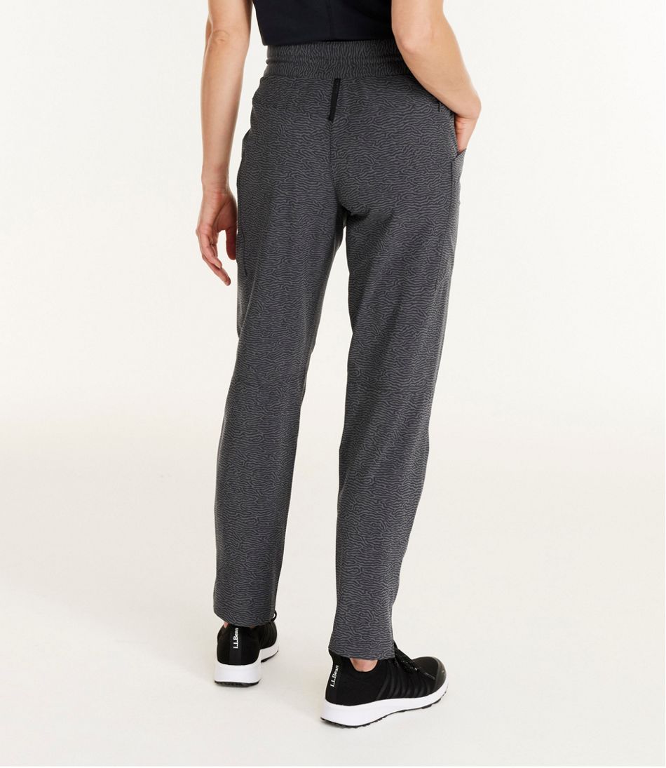 Women's VentureStretch Woven Ankle Pants, Mid-Rise Print L.L.Bean Classic