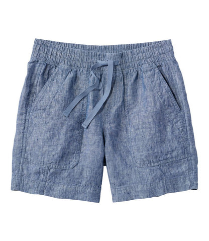 Women's Premium Washable Linen Shorts, Mid-Rise 6" L.L.Bean Popular