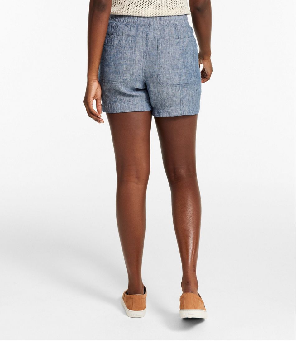 Women's Premium Washable Linen Shorts, Mid-Rise 6" L.L.Bean Popular