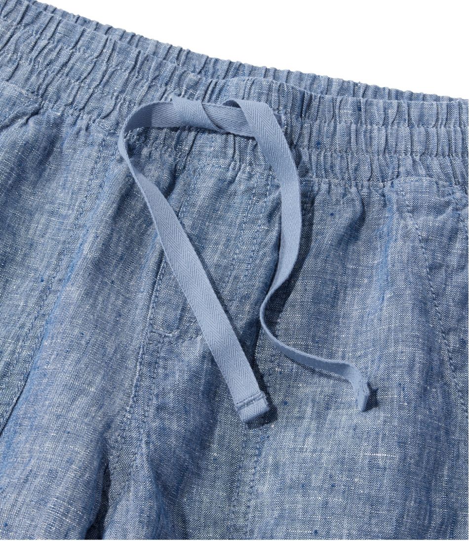 Women's Premium Washable Linen Shorts, Mid-Rise 6" L.L.Bean Popular