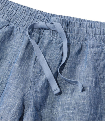 Women's Premium Washable Linen Shorts, Mid-Rise 6" L.L.Bean Popular
