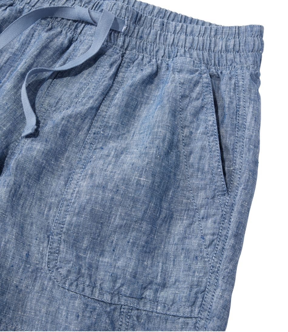 Women's Premium Washable Linen Shorts, Mid-Rise 6" L.L.Bean Popular