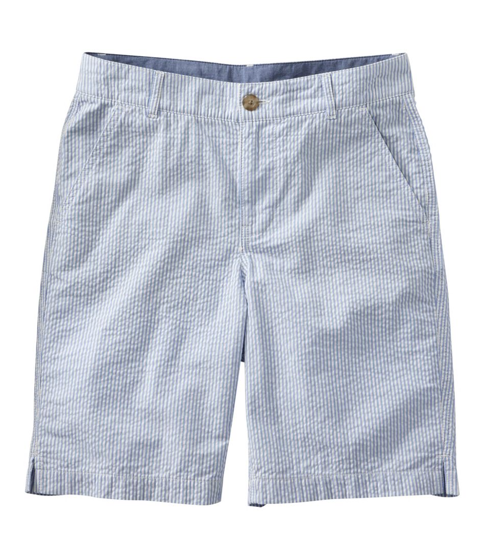 Women's Comfort Stretch Shorts, Seersucker Bermudas 9" L.L.Bean Everyday