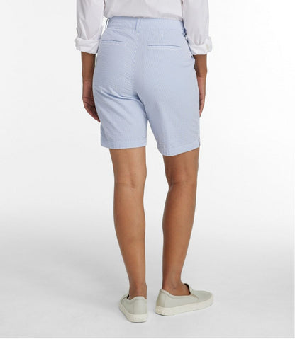 Women's Comfort Stretch Shorts, Seersucker Bermudas 9" L.L.Bean Everyday