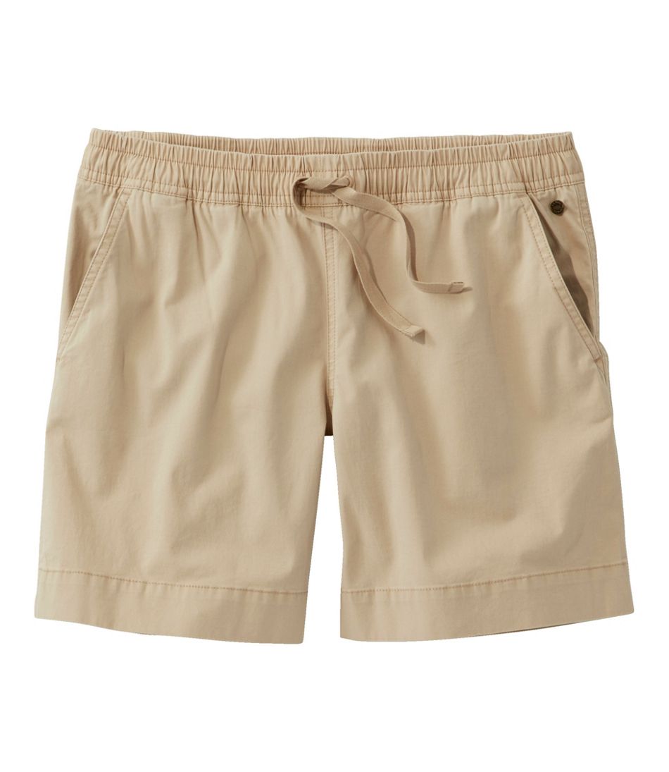 Women's Lakewashed Dock Shorts, Mid-Rise L.L.Bean Premium
