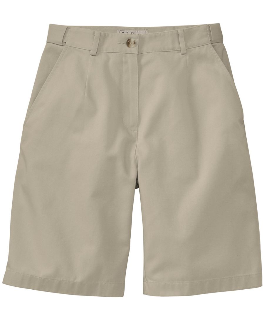 Women's Wrinkle-Free Bayside Shorts, Ultra High-Rise Hidden Comfort Waist 9" L.L.Bean New