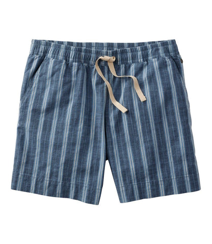 Women's Lakewashed Dock Shorts, Mid-Rise Stripe L.L.Bean Best Seller