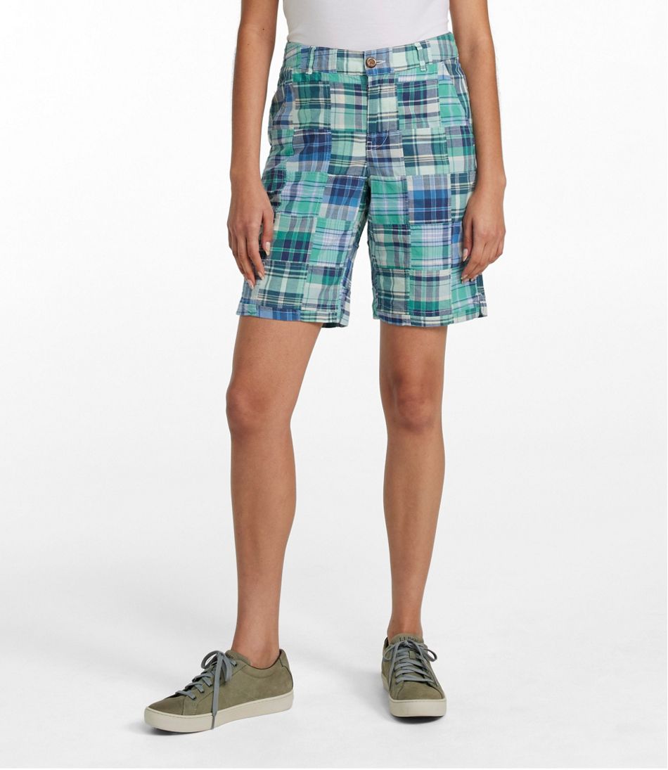 Women's Comfort Shorts, Patchwork Bermudas 9" L.L.Bean Recommended