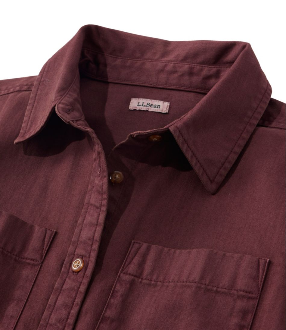 Women's L.L. Bean Heritage Washed Denim Shirt Dress, Garment-Dye L.L.Bean Classic