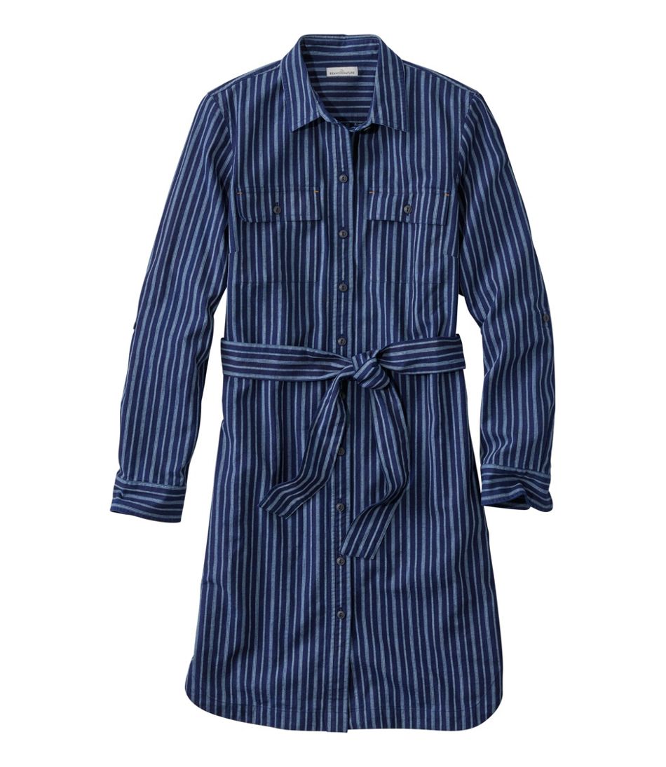 Women's Signature Camp Shirt Dress, Button-Front L.L.Bean Everyday