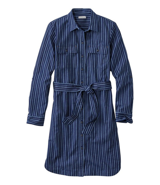 Women's Signature Camp Shirt Dress, Button-Front L.L.Bean Everyday