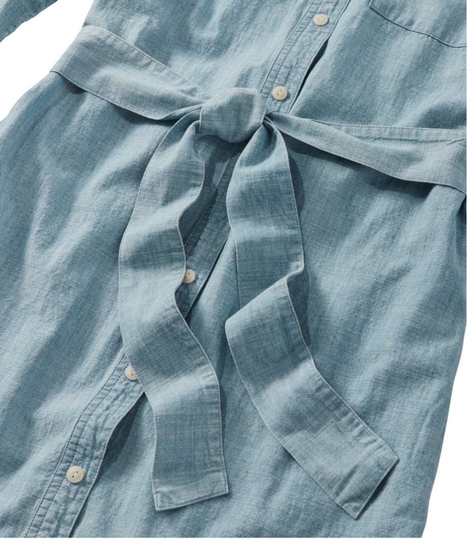Women's Signature Camp Shirt Dress, Button-Front L.L.Bean Everyday