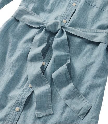 Women's Signature Camp Shirt Dress, Button-Front L.L.Bean Everyday