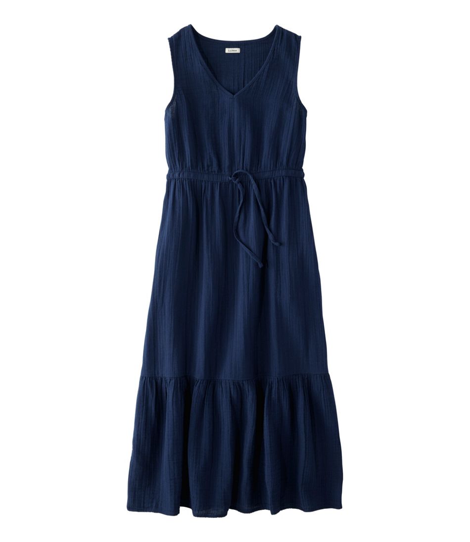 Women's Cloud Gauze Midi Dress L.L.Bean Value