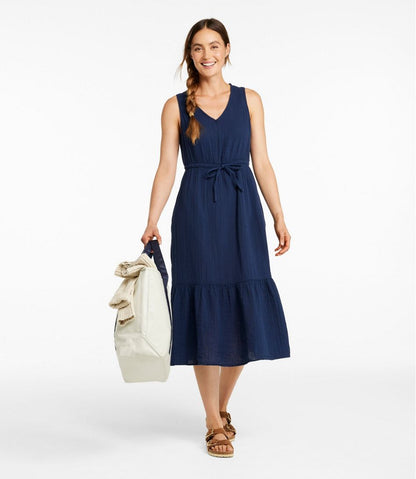 Women's Cloud Gauze Midi Dress L.L.Bean Value