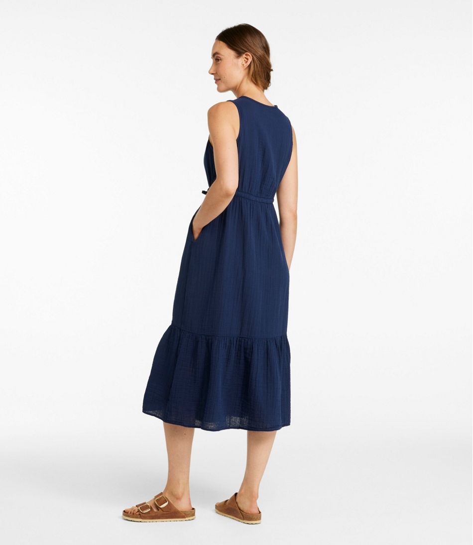 Women's Cloud Gauze Midi Dress L.L.Bean Value