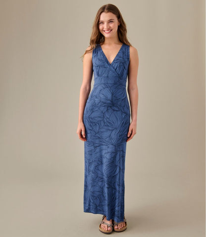 Women's Summer Knit Maxi Dress, Print L.L.Bean New