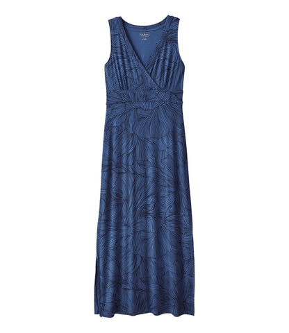 Deep Blue Linear Floral,X-Small