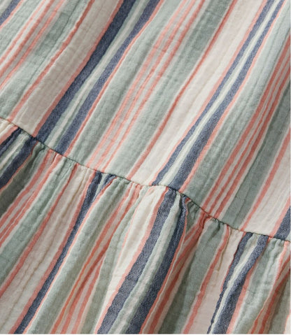 Women's Cloud Gauze Midi Dress, Stripe L.L.Bean Popular