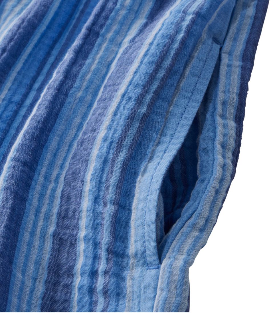 Women's Cloud Gauze Short-Sleeve Shift Dress, Stripe L.L.Bean Best Seller