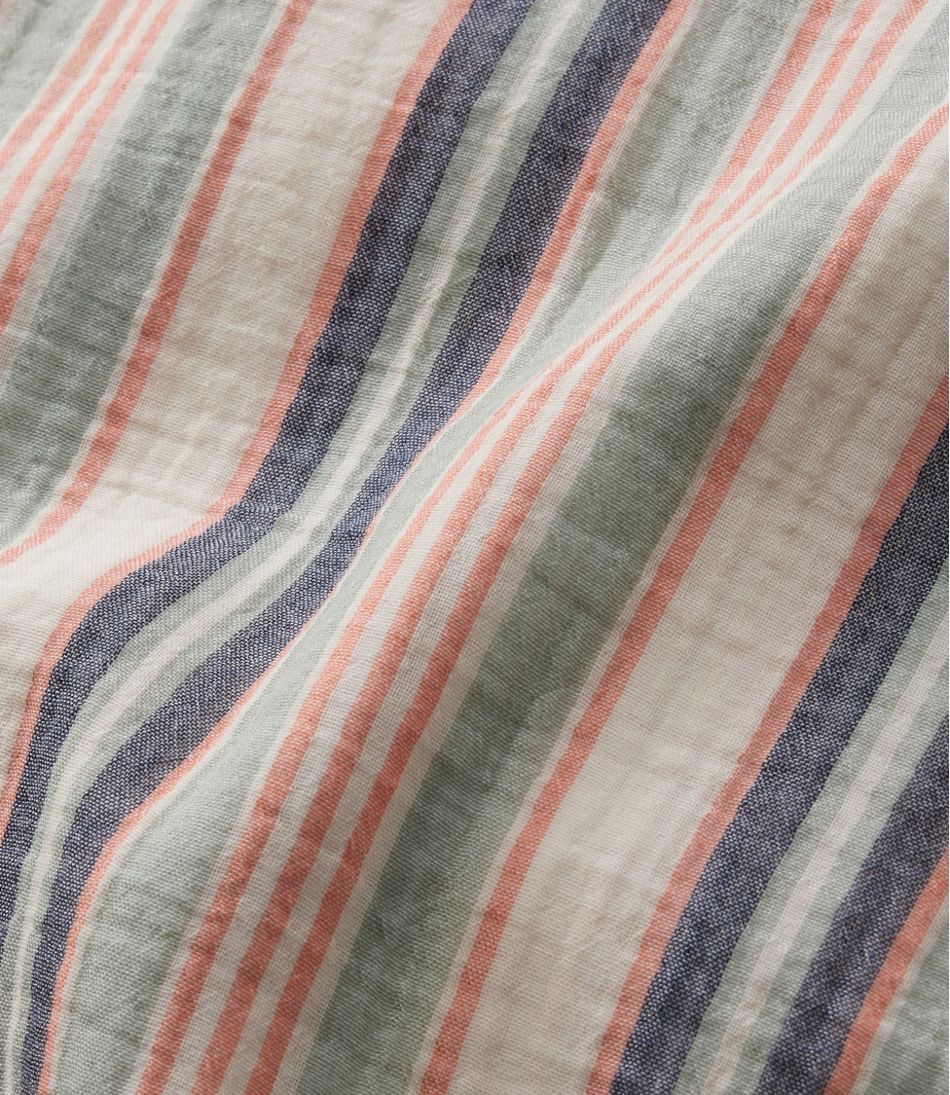 Women's Cloud Gauze Short-Sleeve Shift Dress, Stripe L.L.Bean Best Seller