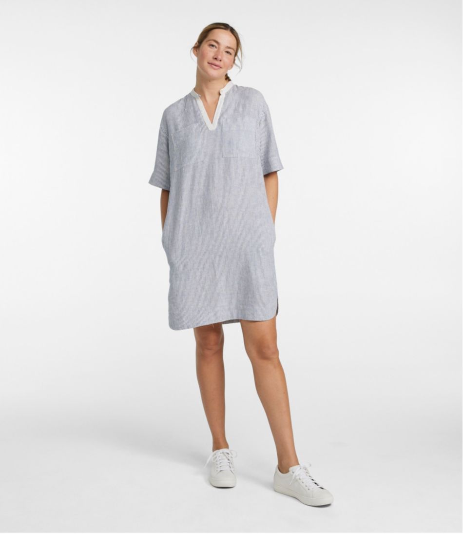 Women's Signature Linen-Blend Dress L.L.Bean Recommended