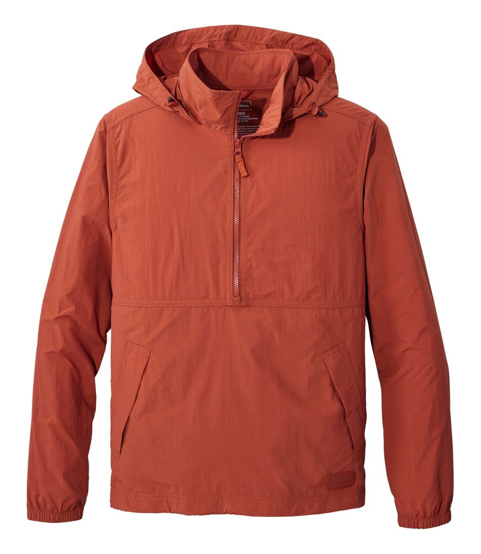 Men's Light and Airy Anorak Windbreaker L.L.Bean Classic